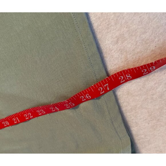 Calvin Klein Jeans Women's Sage Green Logo T-Shirt Large Performance Stretch - Picture 9 of 10